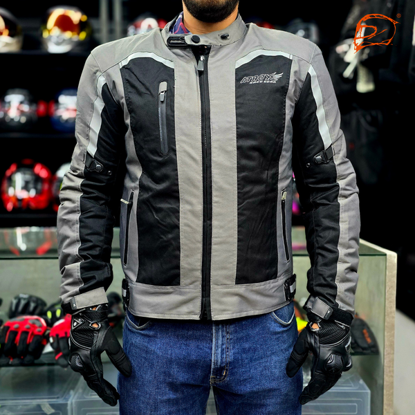 Chamarra Atrox AT-2145 Cordura Corta Gris