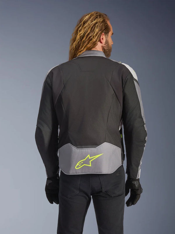 Chamarra Alpinestars T-Jaws V4 Gris Negra Gris Amarilla