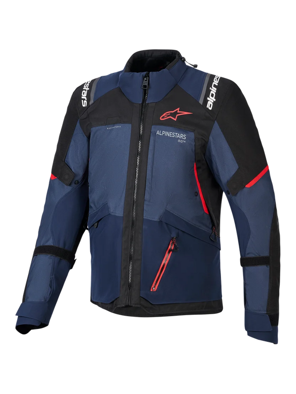 Chamarra Alpinestars Andes V4 Drystar  Azul Negro Rojo