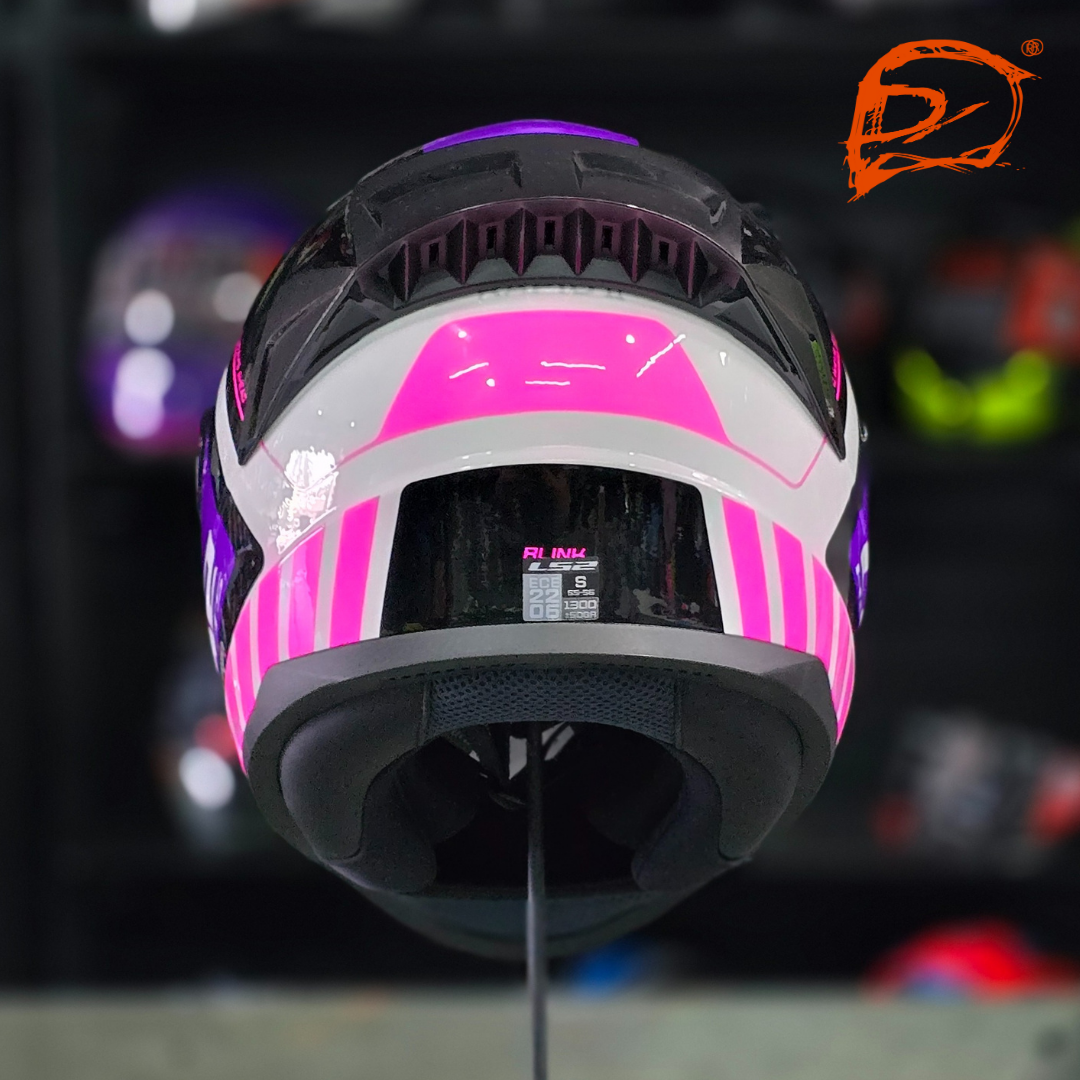 Casco Integral Ls2 Rapid Ii Blink Rosa Brillo