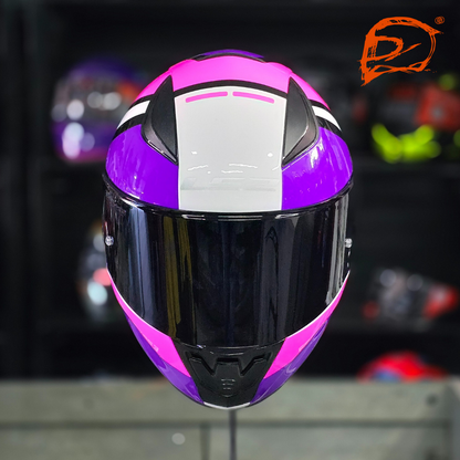 Casco Integral Ls2 Rapid Ii Blink Rosa Brillo
