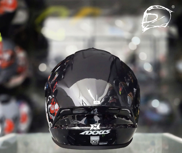 Casco Integral Axxis Draken A1 Negro Brillo