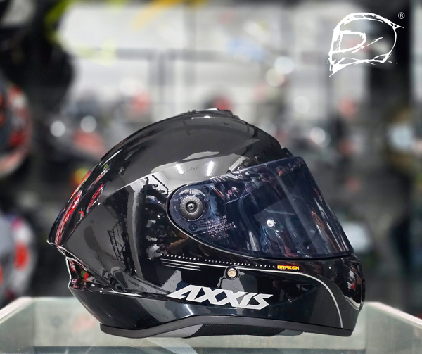 Casco Integral Axxis Draken A1 Negro Brillo