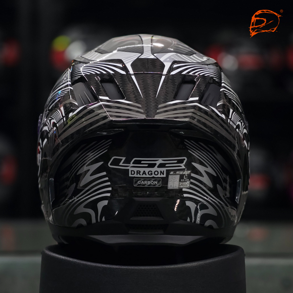 Casco Cerrado Ls2 Dragon Enthum Plata FF807