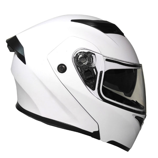 Casco Rmm 169 Abatible Blanco Mate Dot