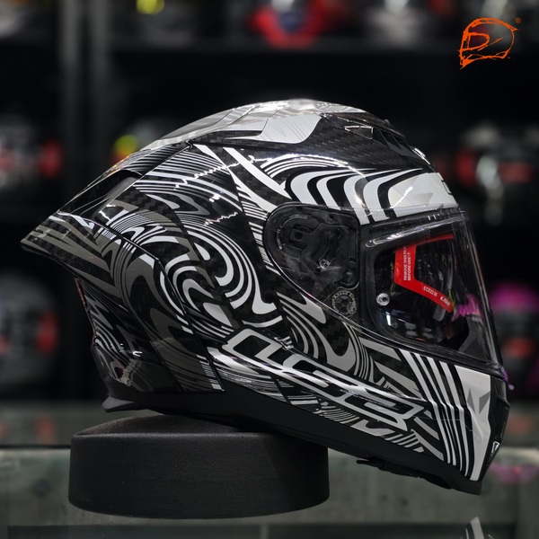 Casco Cerrado Ls2 Dragon Enthum Plata FF807