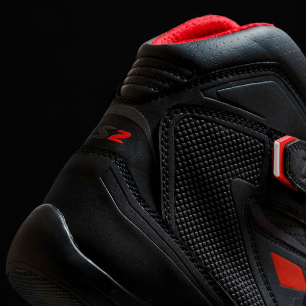 BOTAS LS2 GARRA NEGRO ROJO