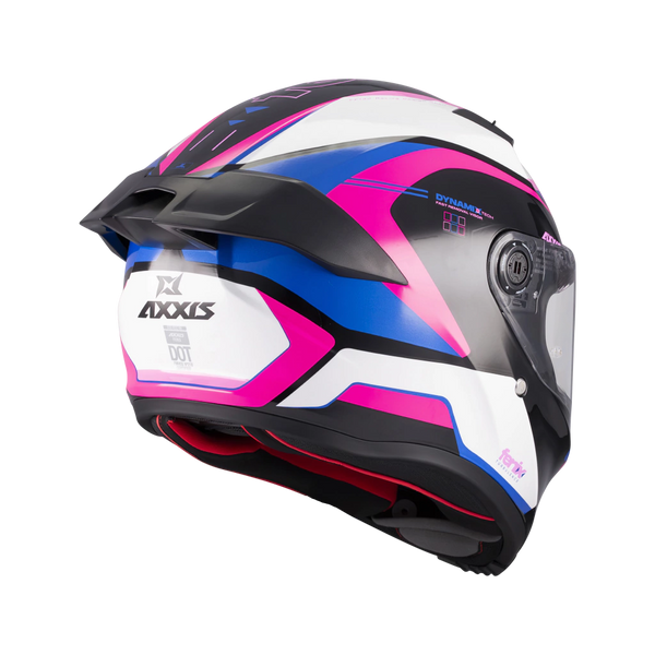 Casco Integral Axxis Fenix Turbulence A8 Rosa Azul Brillo