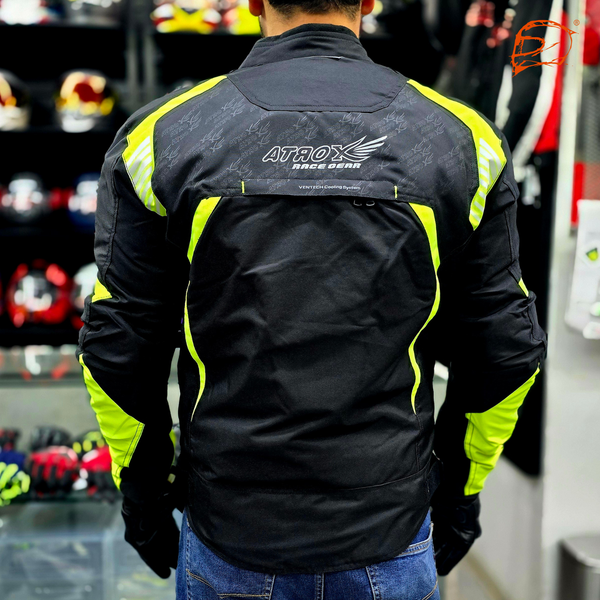 Chamarra Atrox AT-2119 Cordura Corta Amarillo