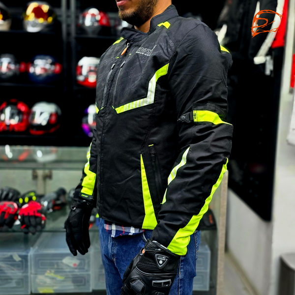 Chamarra Atrox AT-2119 Cordura Corta Amarillo