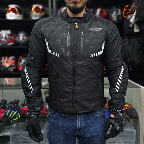 Chamarra Atrox AT-2119 Cordura Corta Negro
