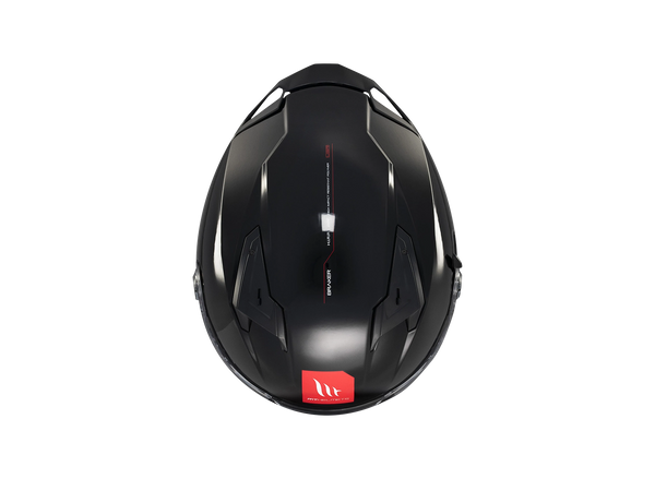 Casco MT Braker A1 Sv Solid Negro Brillo
