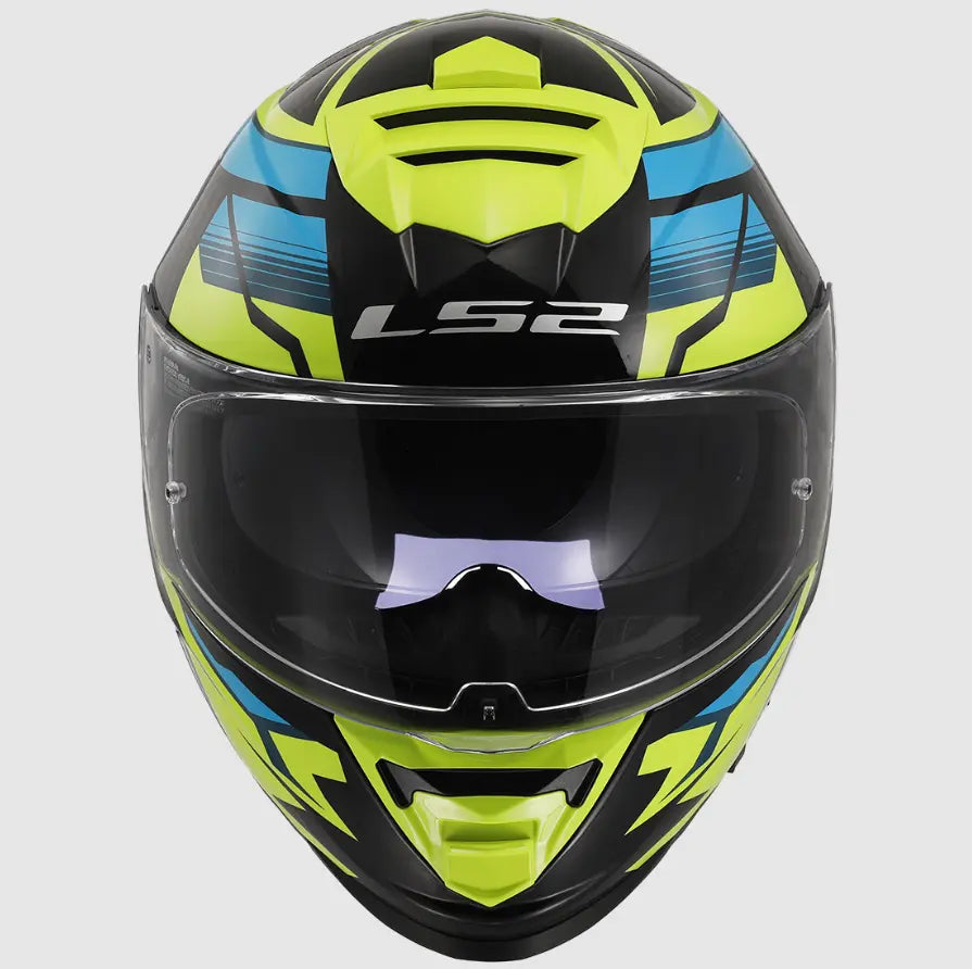 Casco Integral Ls2 Storm II Tracker Negro Amarillo FF800
