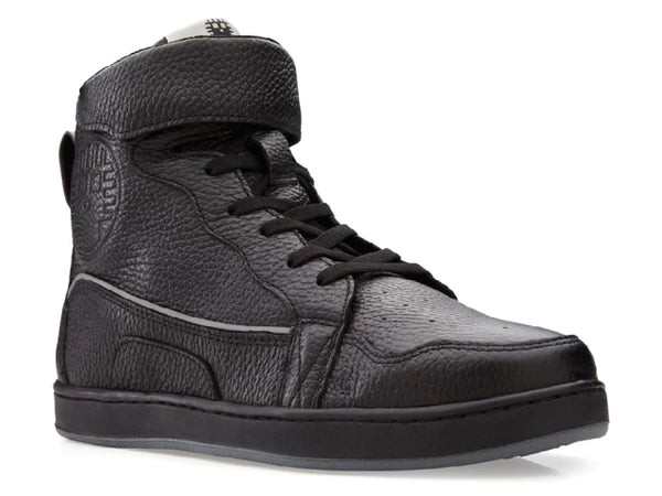 Tenis para moto Pastrana de Piel Unisex Negro con protecciones Atacama