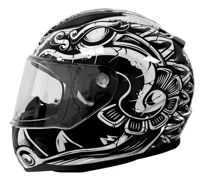 Casco Integral LS2 Rapid II Azteca Gris Blanco Brillo FF353