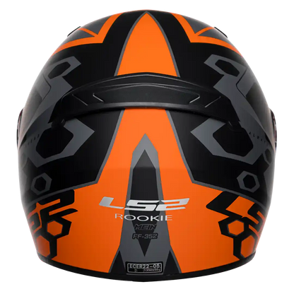 Casco Integral Ls2 Rookie Stinger Naranja Mate FF352