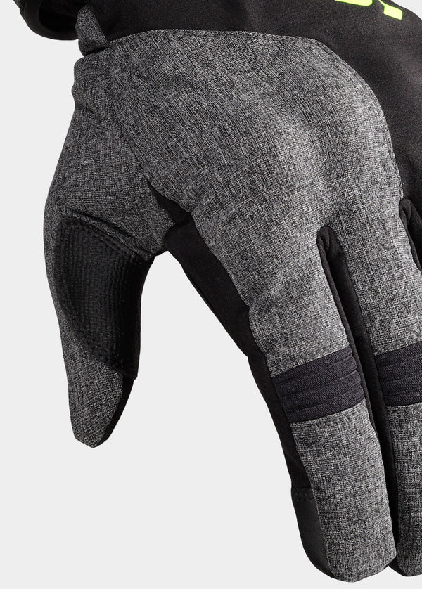 Guantes Ls2 Urbs II Touring Impermeables Negro Gris Amarillo