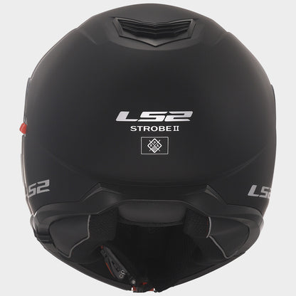 Casco Abatible Ls2 Strobe Negro Mate FF908