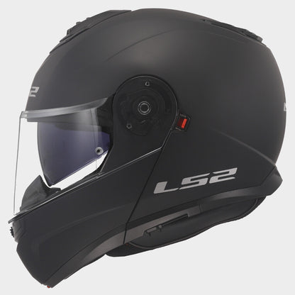 Casco Abatible Ls2 Strobe Negro Mate FF908
