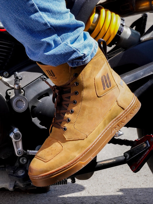 Botas para Motociclista Mazawi Kanan Urbana Cafe