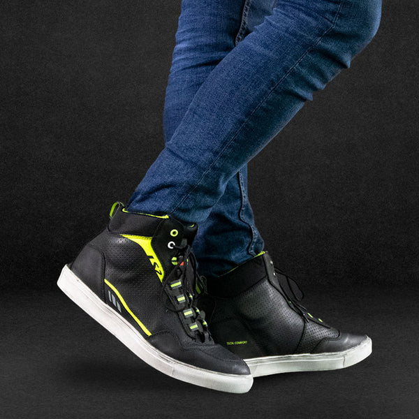Botas Ls2 Zoe Negro Amarillo