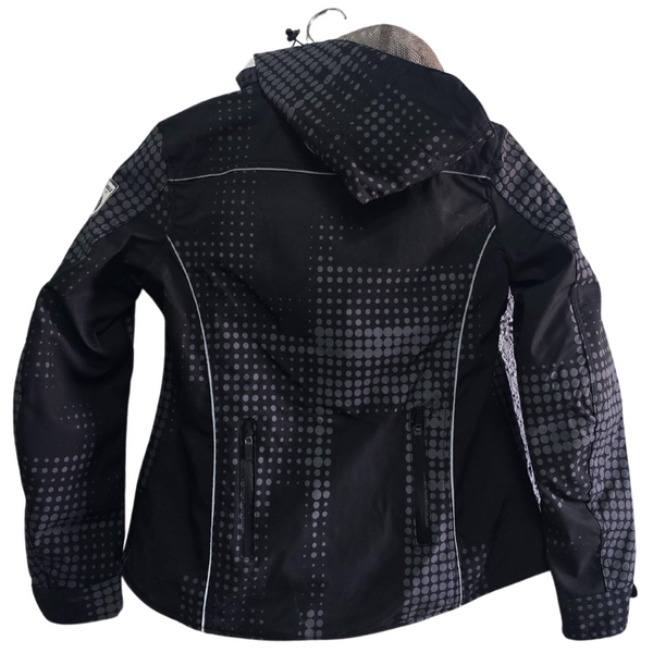 Chamarra Con Protecciones Immortale Dama Tridanta Negro