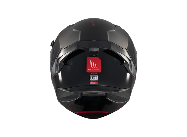 Casco MT Braker A1 Sv Solid Negro Brillo