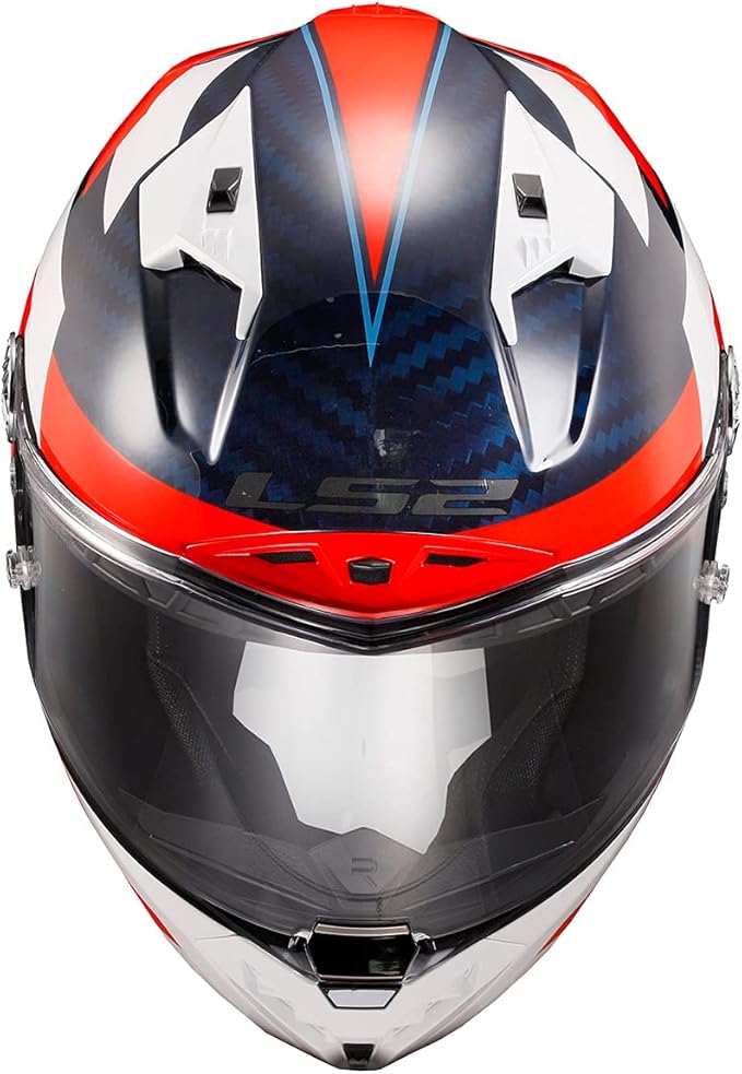 Casco Integral Ls2 Thunder C Alliance Rojo Blanco Brillo FF805