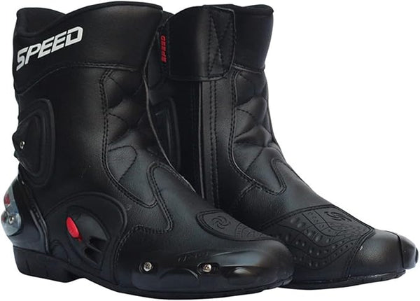 Botas Speed Crucero Ao17 Negro Rojo