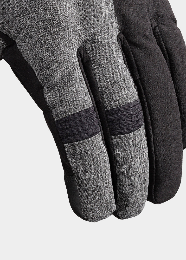 Guantes Ls2 Urbs II Touring Impermeables Negro Gris Amarillo