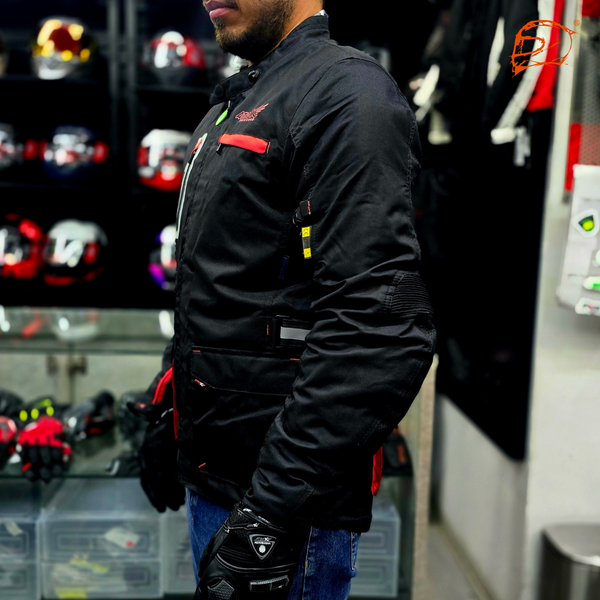 Chamarra Atrox AT-2231 Cordura Larga Roja
