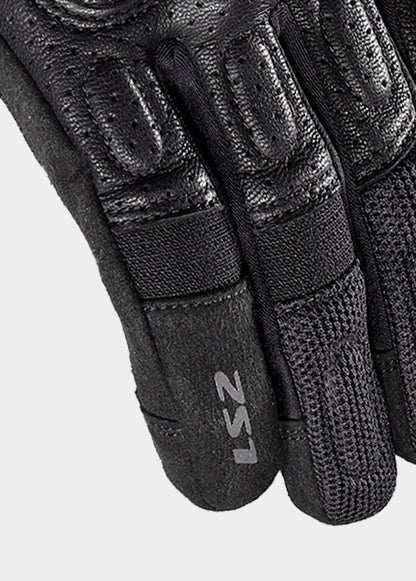 Guantes Ls2 Vel Atom Negro con Amarillo