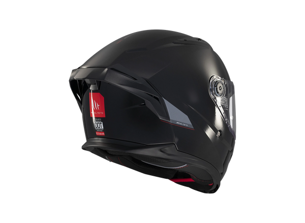 Casco MT Braker A1 Sv Solid Negro Brillo
