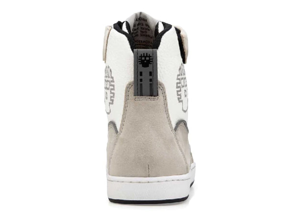 Tenis para moto Roger de Piel Unisex gris con protecciones Atacama