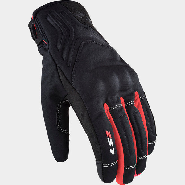 Guantes Impermeables Ls2 Jet 2 Negro Rojo