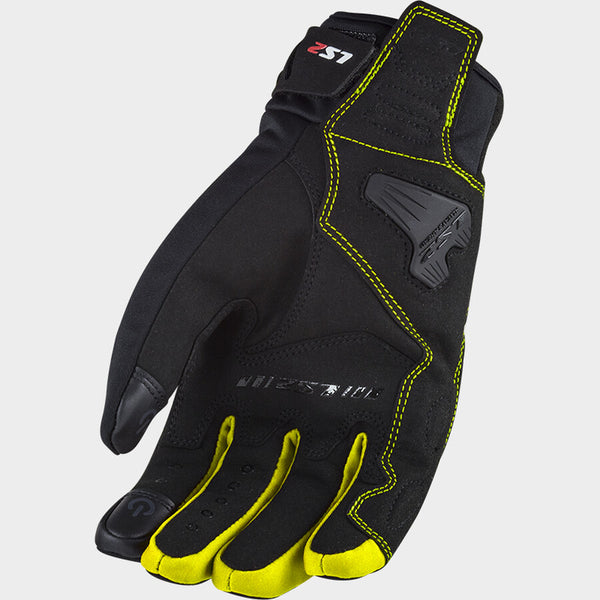 Guantes Impermeables Ls2 Jet 2 Negro Amarillo