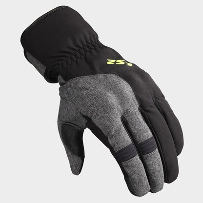 Guantes Ls2 Urbs II Touring Impermeables Negro Gris Amarillo