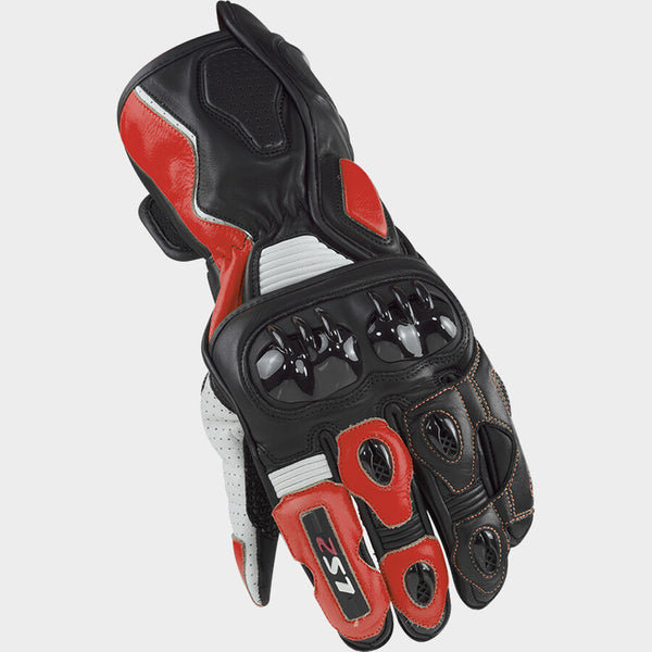Guantes Ls2 Vel Swift Racing Negro Rojo
