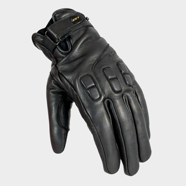 Guantes Vel Ls2  Jazz Textil Piel Negro