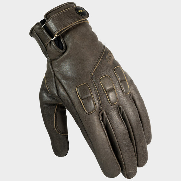 Guantes Vel Ls2 Cafe Jazz Textil Piel
