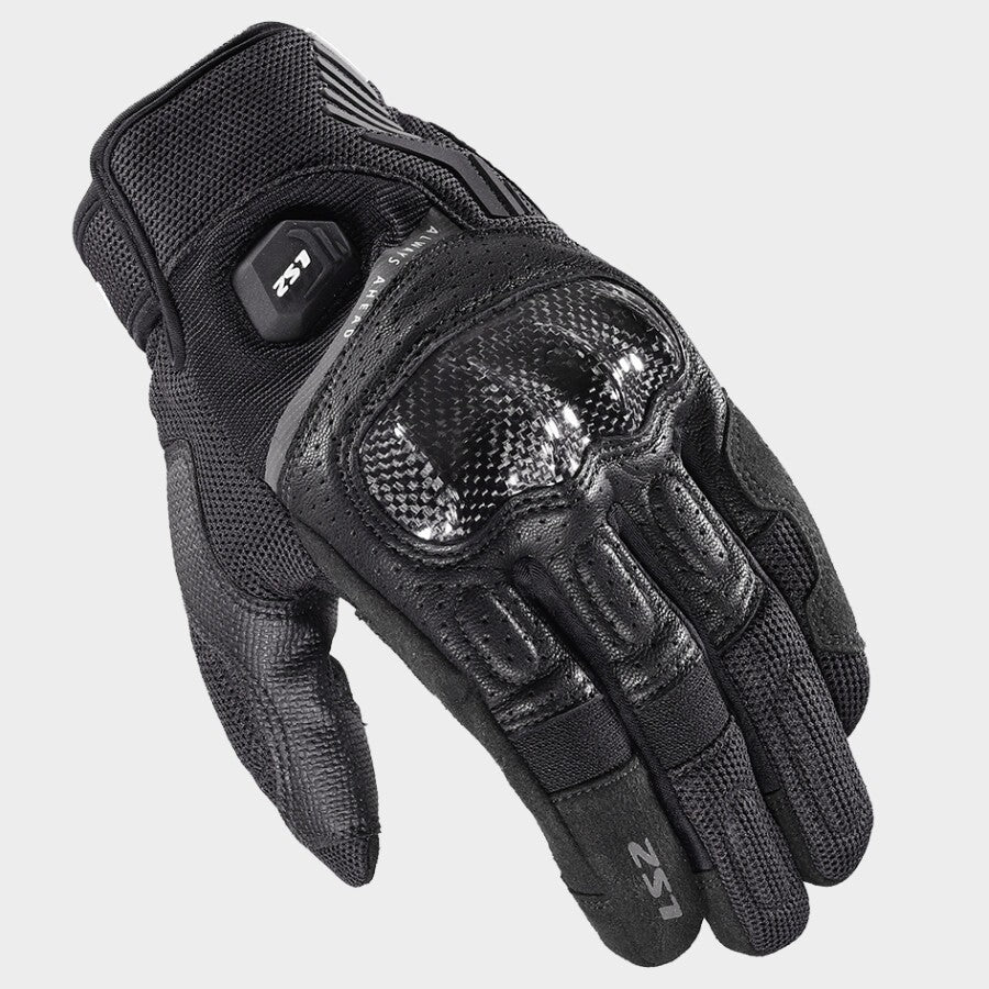 Guantes Ls2 Vel Atom Negro