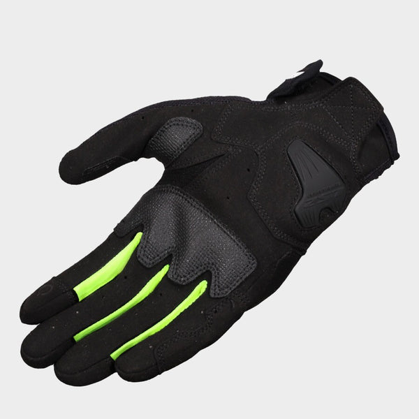 Guantes Ls2 Vel Atom Negro con Amarillo