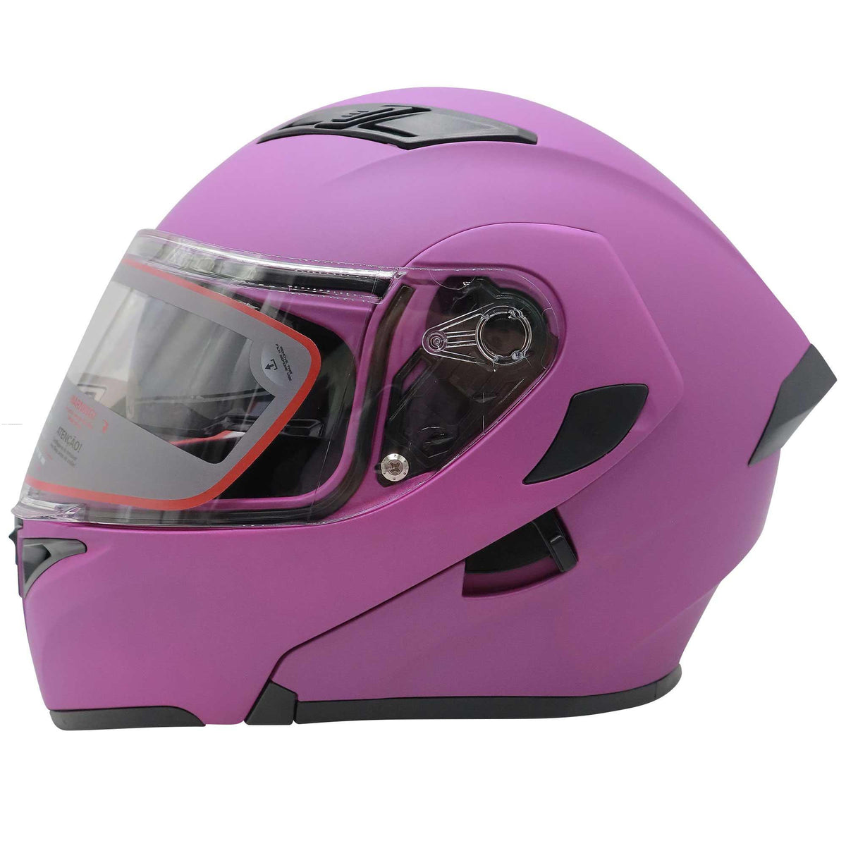 CASCO ABATIBLE R7 RACING UNSCARRED CON LED ROSA