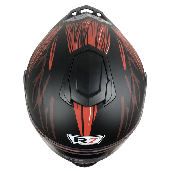 Casco Abatible Con Luz Led R7 Red Clown