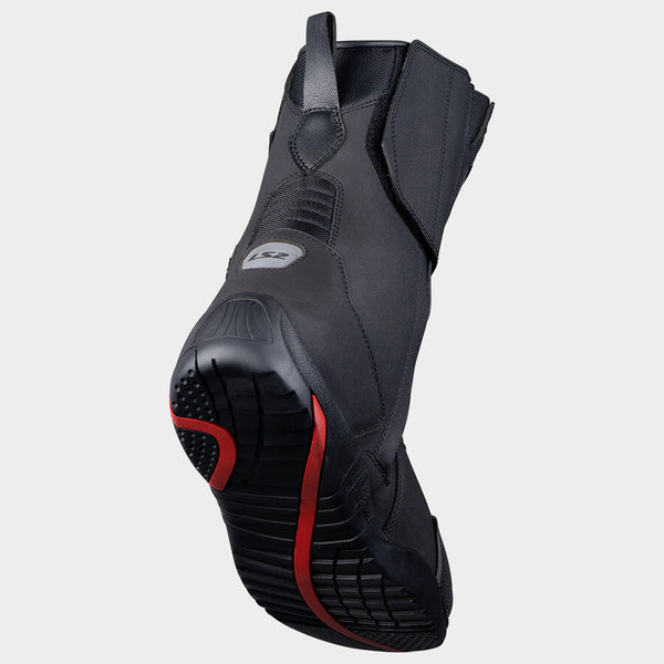 Botas Ls2 Impermeable Goby Negro Amarillo Fluo DAMA