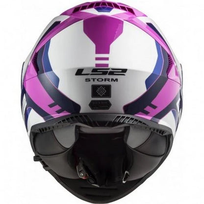 Casco Integral LS2 Storm II Techy Rosa FF800