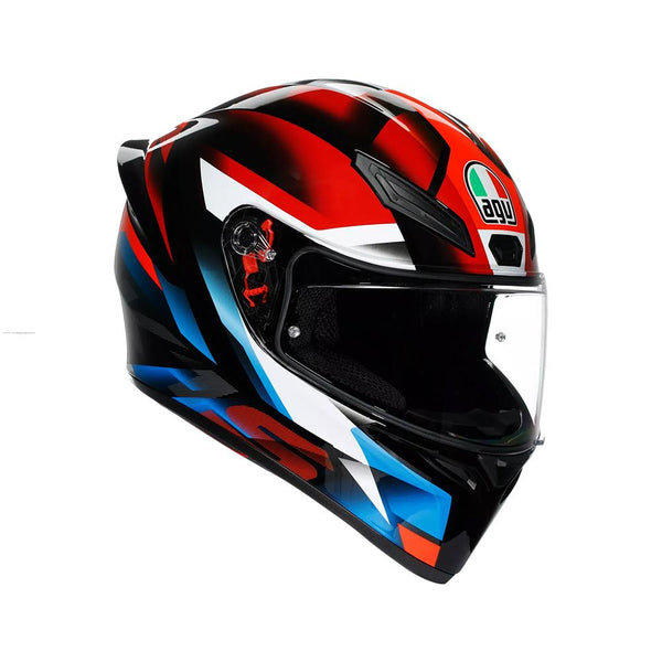 Casco Cerrado Agv K1 S E2206 Fastlap Ngo/Roj/Azul