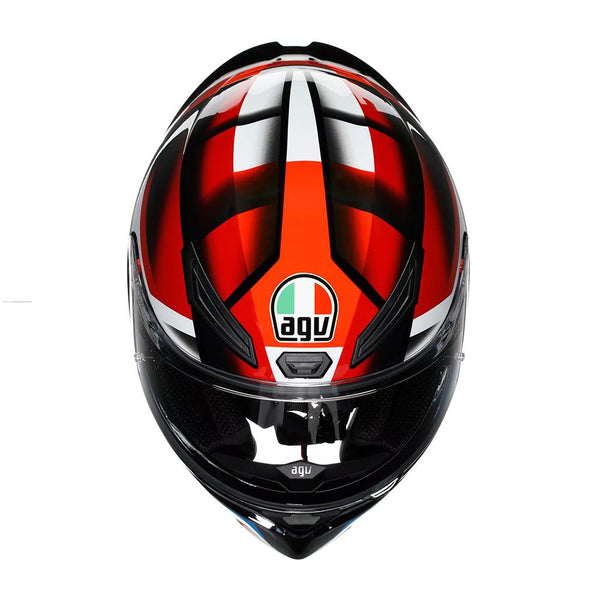 Casco Cerrado Agv K1 S E2206 Fastlap Ngo/Roj/Azul