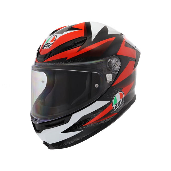 Casco Cerrado Agv K-6 S E2206 Mpkl  Braven Ngo/Roj/Bco