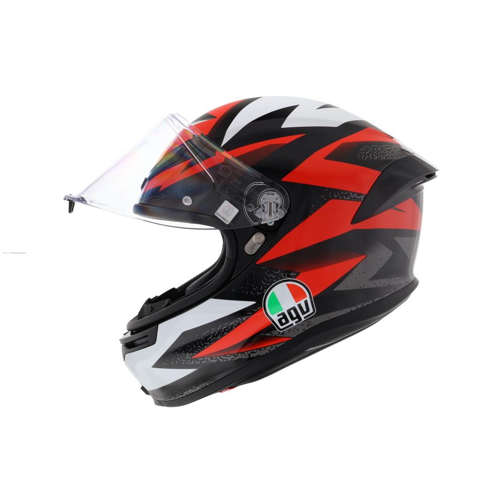 Casco Cerrado Agv K-6 S E2206 Mpkl  Braven Ngo/Roj/Bco